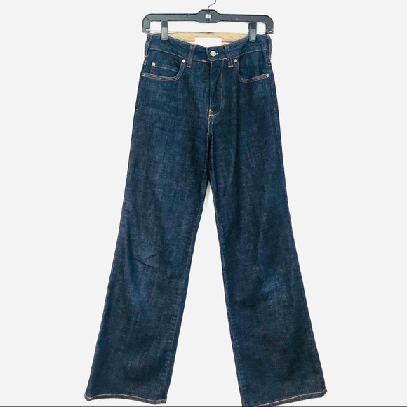 Stella McCartney High Rise Boyfriend Wide Leg Size 27 - Picture 2 of 11